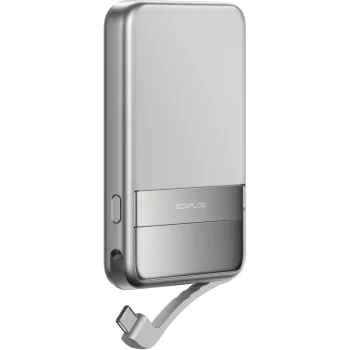 Magnetinė išorinė baterija EcoFlow RAPID 5000 mAh, 30W, sidabrinė