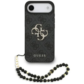 Guess 4G Strap 4G Classic Logo dėklas, skirtas iPhone Air, juodas