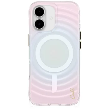 Uniq Coehl Vela dėklas iPhone 17 telefonui su magnetiniu įkrovimu, įvairiaspalvis