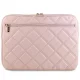 Nešiojamojo kompiuterio dėklas Guess Quilted 4G iki 14\", rožinis