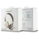 Guess 4G Triangle Round Shape uždedamosios Bluetooth 5.3 ENC ausinės GUBH70E4PTMH, baltos