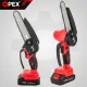 Akumuliatorinių sodo įrankių rinkinys 3in1 OPEX TOOLS OPX28035, pjūklas 6\", sekatorius, kotas, 2x 21V