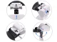 Head Magnifier with 2 LED Lights and 5 Interchangeable Lenses (1x-3.5x)
