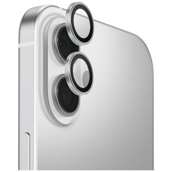 Uniq Optix Aluminum Camera Lens Protector for iPhone 17 Silver