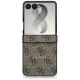 Guess 4G Classic MagSafe dėklas Samsung Galaxy Z Flip 8, rudas
