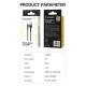 Wozinsky WNBAL1 USB-A į Lightning laidas 2.4A 1m, juodas