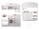 Case MODERN CLASSIC medinė žaislinė virtuvėlė su priedais, 71049