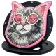 Magnetinis telefono laikiklis Nimmy Cool&Cute 2.0 Cat, rožinis
