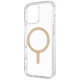 Dėklas Uniq Clario Magclick, skirtas iPhone 16 Pro, Transparent Gold