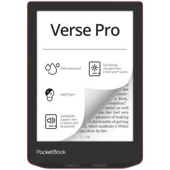 Elektroninių knygų skaitytuvas PocketBook Verse Pro, Passion Red