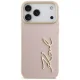 Karl Lagerfeld Karl Script Logo dėklas iPhone 17 Pro Max, rožinis