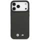 BMW dėklas iPhone 17 Pro Max telefonui M Kevlar Matt MagSafe, juodas