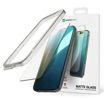 Apsauginis stiklas AmazingThing Titan Matte FusionFilter 7 iPhone 17 Pro Max