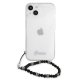 Guess Pearl Dėklas Apple iPhone 13 mini, Skaidrus / Juodas