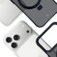 3mk Smoke Case Mag&Stand dėklas, skirtas iPhone 17 Pro, juodas