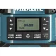 Akumuliatorinis statybinis radijas su žibintu Makita MR009GZ 40V DAB+ Bluetooth