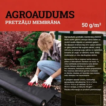 Agrodanga 50 g/m², 1.6 × 5 m, juoda