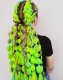 Soulima Synthetic Hair for Braids, Neon Colors, 60 cm