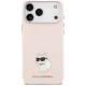 Karl Lagerfeld Choupette silicone case for iPhone 18 Pro Max / 17 Pro Max, pink