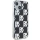 DKNY IML Checkered Mono Pattern dėklas iPhone 15 Plus / 14 Plus, juodas