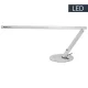 Activeshop Slim LED stalinė lempa, sidabrinė metalo
