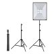 Puluz PU5071EU studijinis apšvietimo komplektas su 50x70cm softboksu ir trikoju