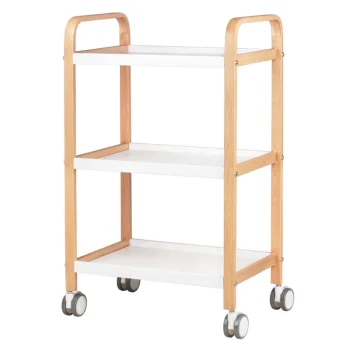 Kosmetinis staliukas-pagalbininkas HS-09, medinis, baltas