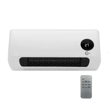 Fan Electric Heater with Remote Control, 1000W/2000W