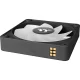 Thermaltake CT120 EX Reverse ARGB Sync korpuso ventiliatoriai 120mm (3 vnt.), juodi