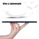 Samsung Galaxy Tab S9 Ultra dėklas Tri-fold Stand Design, mėlynas