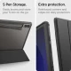 Spigen Ultra Hybrid Pro dėklas Samsung Galaxy Tab S9+ Plus planšetei, juodas