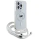 Karl Lagerfeld dėklas iPhone 15 Pro Max su virvele IML Karl Head MagSafe, skaidrus