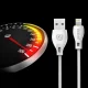 Dudao USB į USB Type-C laidas 2.1A 1m Baltas