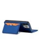 Atverčiamasis dėklas iPhone 14 Pro Max Magnet Card Case, mėlynas