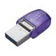 Kingston DT microDuo 3C 64GB USB atmintinė, violetinė