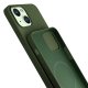 „3mk Hardy Silicone MagCase“ dėklas „iPhone 15 Plus“, žalias