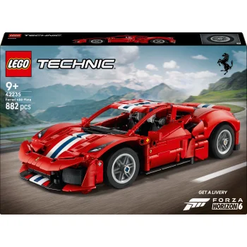 LEGO Technic 42235 Ferrari 488 Pista Car konstruktorius