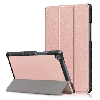 Huawei MediaPad M5 Lite 8.0" Tri-fold Stand Cover Case, Pink