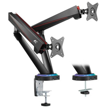 NanoRS RS887 dviejų monitorių stalinis laikiklis 17-32"