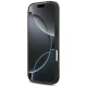 Guess Fixed Glitter Big 4G dėklas iPhone 17 Pro / 18 Pro, juodas
