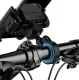 Universal bike phone holder for 4.5–6.7\" smartphones, black