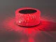 Krištolo imitacijos stalo lempa LED RGB su pulteliu ir USB