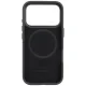 Audi GT Synthetic Leather MagSafe dėklas iPhone 18 Pro / 17 Pro, juodas