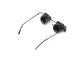 Watchmaker Magnifying Glasses with LED Light 20x 15mm, Black