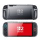 Supcase Crystal dėklas, skirtas Nintendo Switch 2, skaidrus juodas