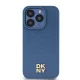 DKNY dėklas iPhone 15 Pro su MagSafe, mėlynas
