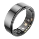 Išmanusis žiedas COLMI R02 su įkrovimo dėklu, 12 dydis (21,3 mm), juodas