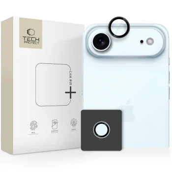 Tech-Protect Camring Fit+ kameros stiklo apsauga iPhone 17 Air, juoda