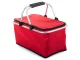 Foldable Thermal Picnic Basket, Red