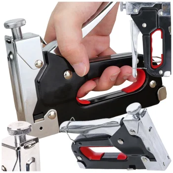 Mechaninis baldinis segtuvas 3-in-1 sąsagoms 4-14mm, metalinis